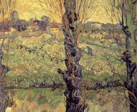 Gogh, Vincent van - Orchard in Bloom with Poplars in the Foreground